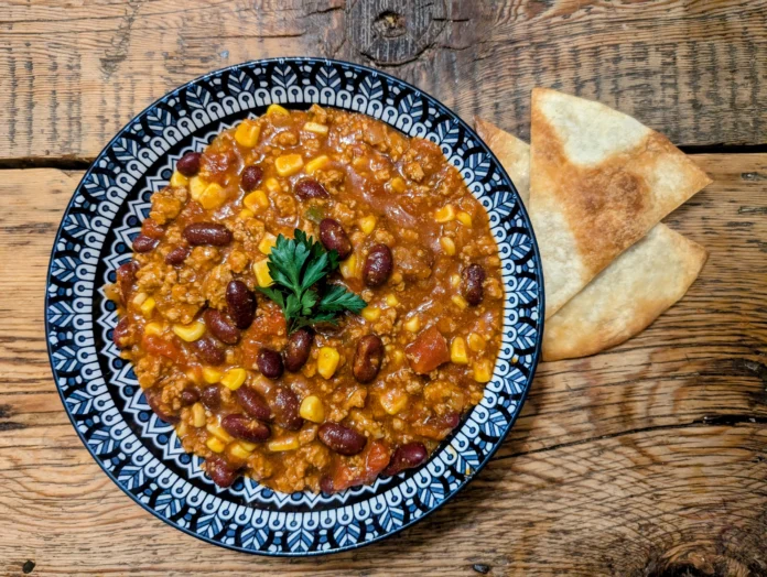 Recette rapide de chili maison au boeuf