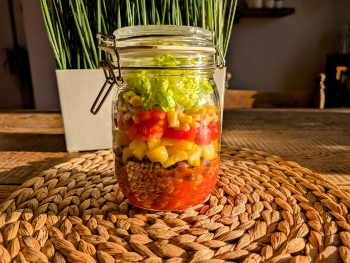 Recette de salade tacos parfait pour les lunchs